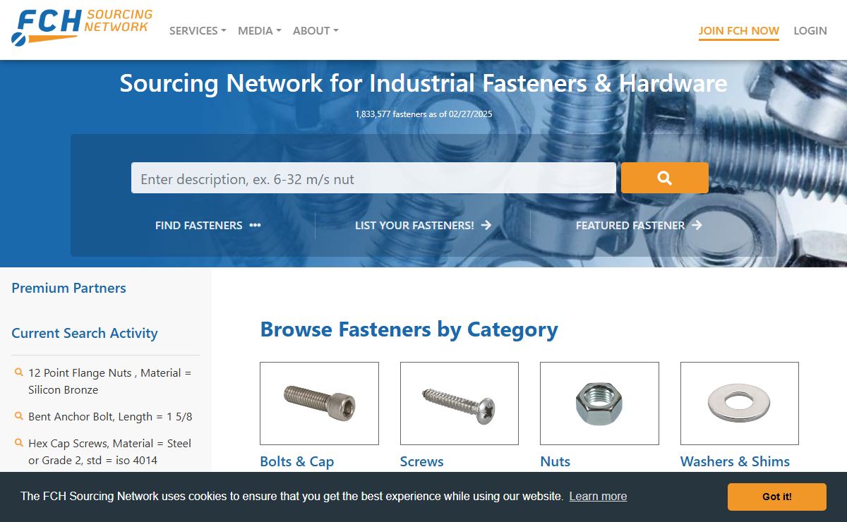 Industrial Fasteners & Hardware | Shop Now or Join Our Network