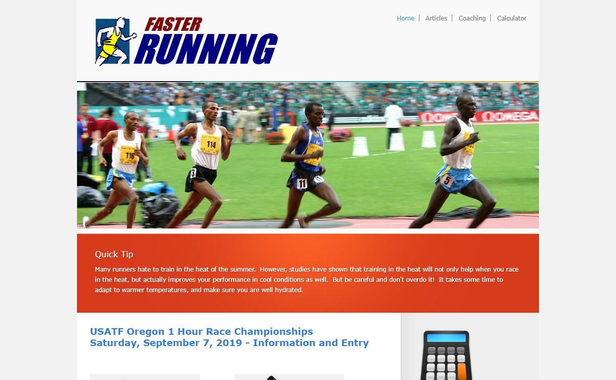 Faster Running