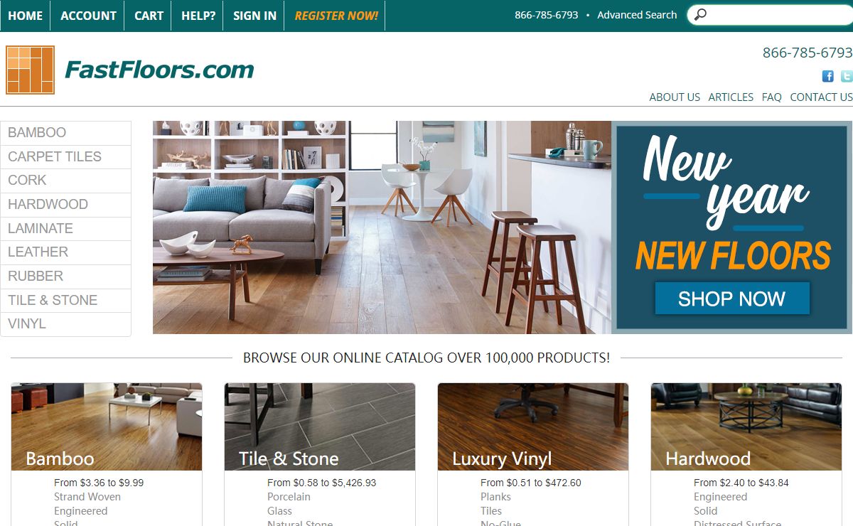 FastFloors.com - Ceramic Tile, Exotic Hardwood, Leather, Glass, Bamboo, and more