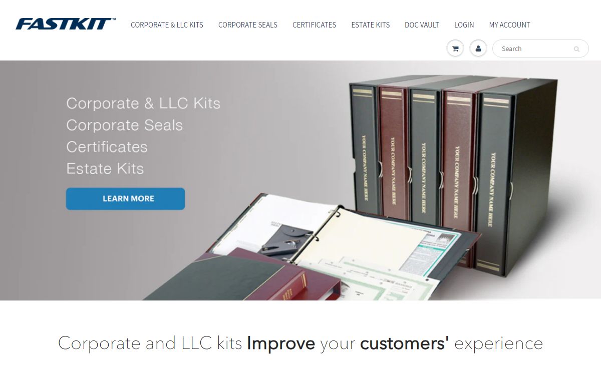 Corporation Kits Business Incorporation Kits, Corporate Kits, LLC Kits – Fastkit