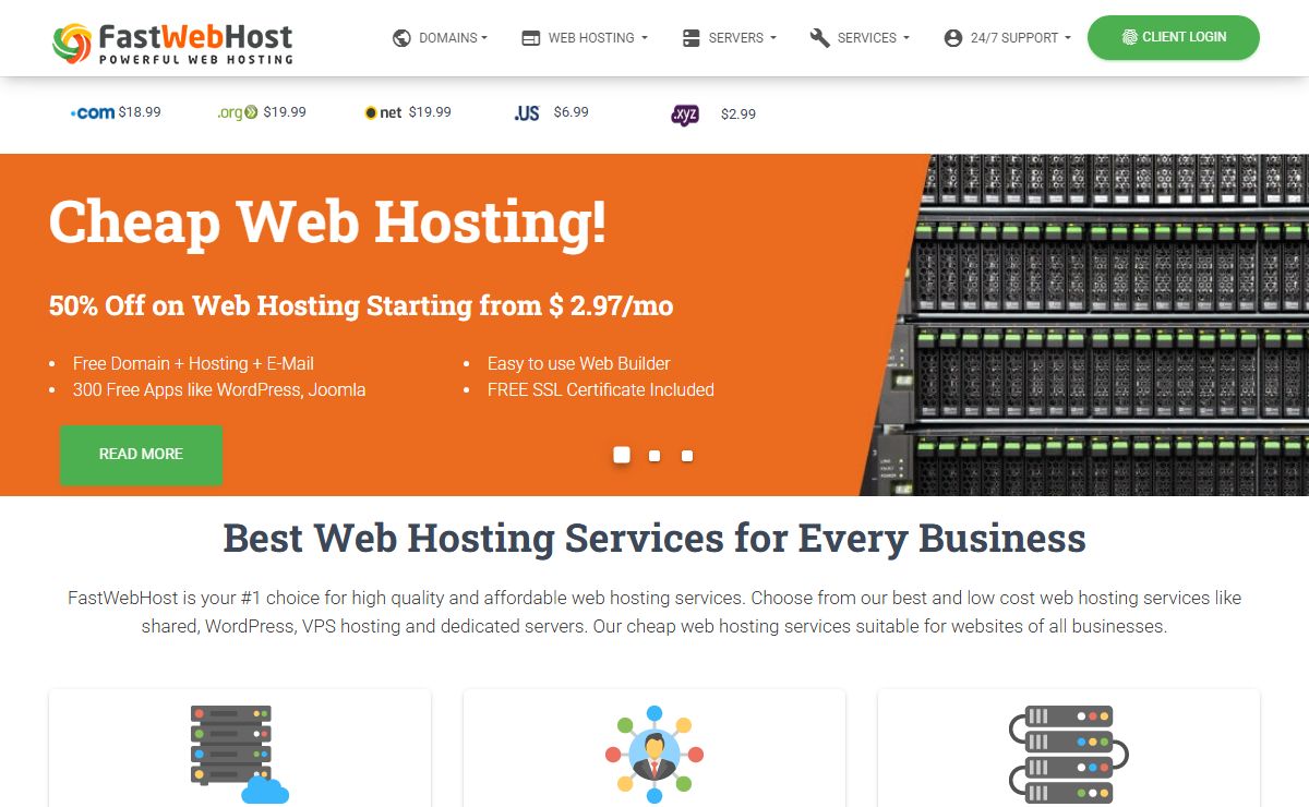 Fast Web Hosting, Best Managed WordPress, VPS Hosting Services - FastWebHost