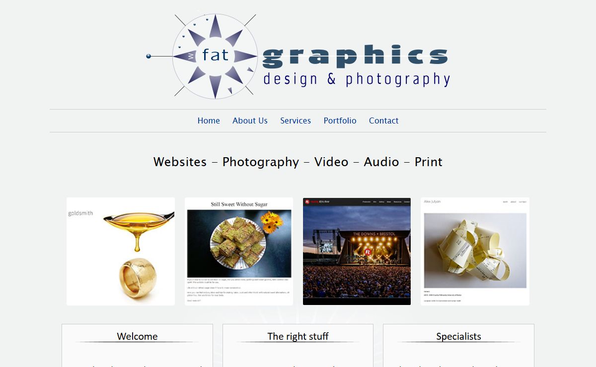 Fat Graphics Website Design :: Bath :: Somerset