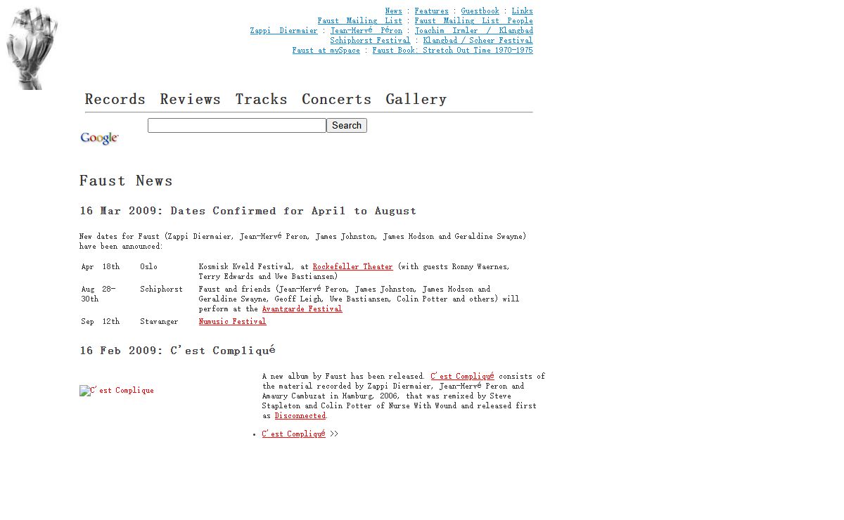 Faust General : News