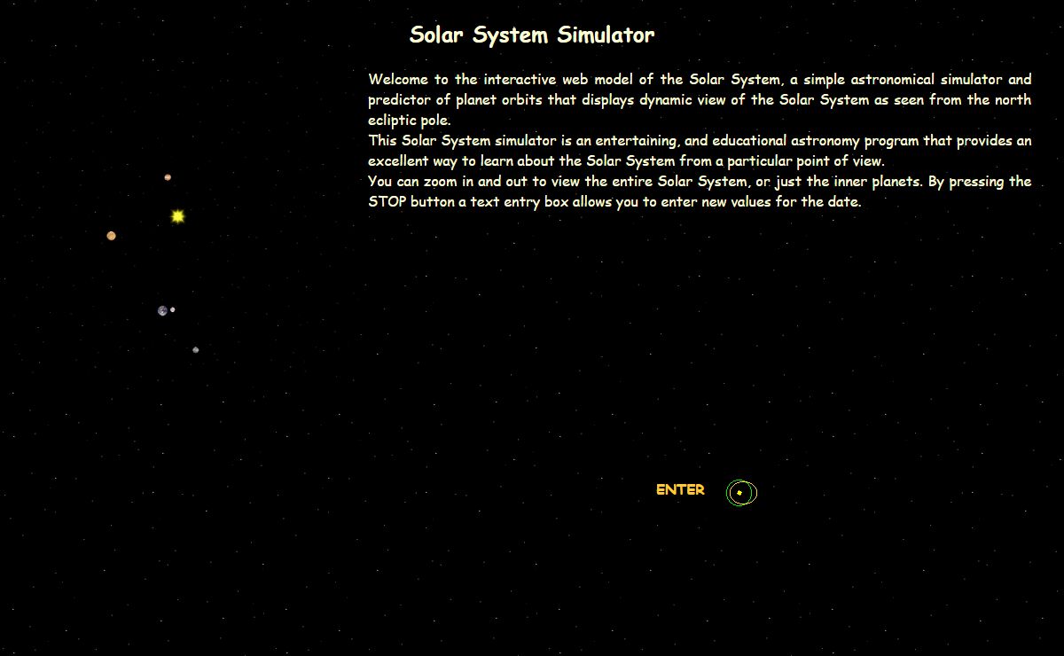 Solar System Simulator