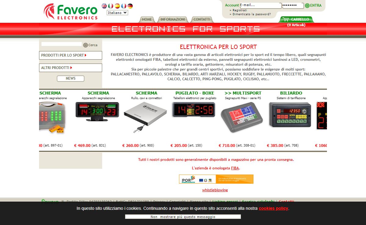 FAVERO: Tabelloni segnapunti elettronici omologati FIBA, segnapunti sportivi, tabelloni portatili, segnapunti da tavolo, segnapunti elettronici, display elettronici, tabelloni punteggio, tabelloni sostituzione, segnapunti da esterno, tabelloni da esterno, cronometri da esterno, gettoniere a tempo per docce, gettoniere con timer per servizi, misuratori di potenza
