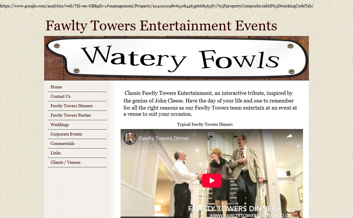 Fawlty Towers events and party ideas for public or corporate entertainment