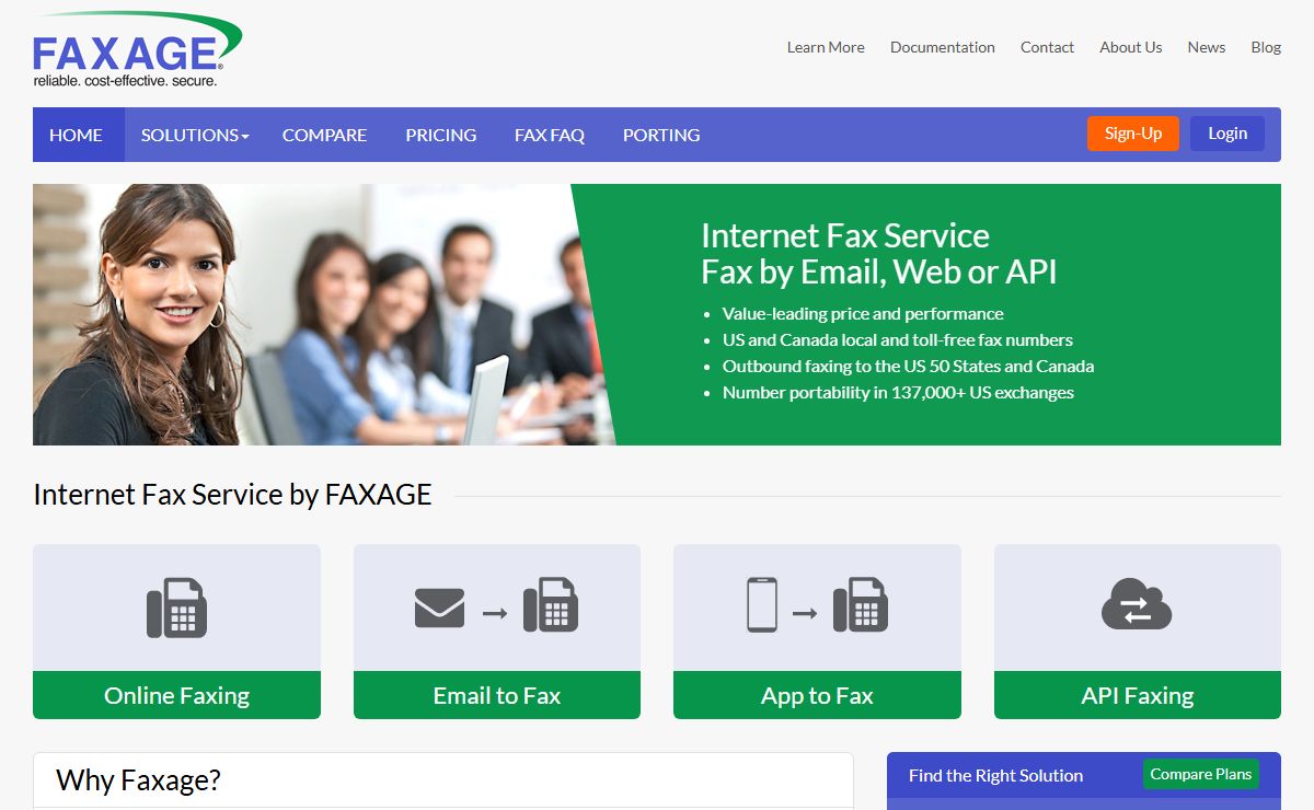 Internet Fax Services & Solutions | FAXAGE.com