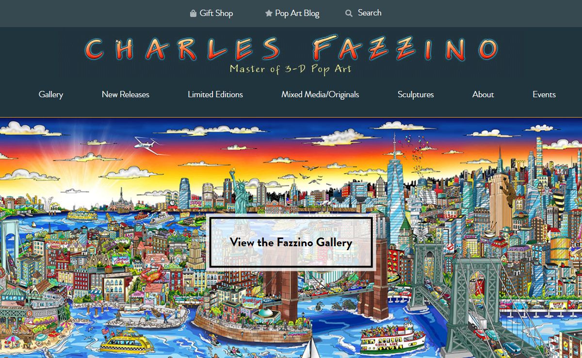 The Official Fazzino 3D Pop Art Website