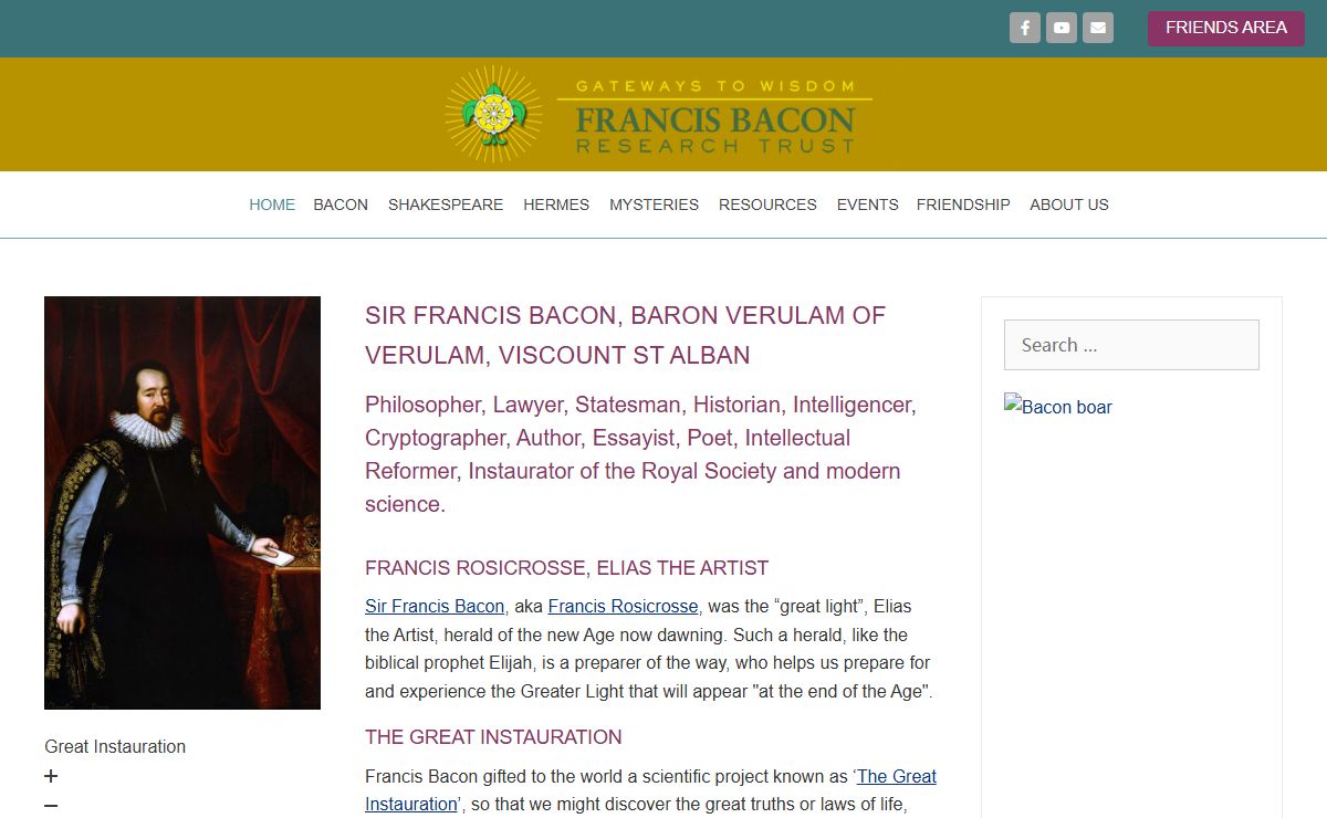 Sir Francis Bacon | Francis Bacon Research Trust