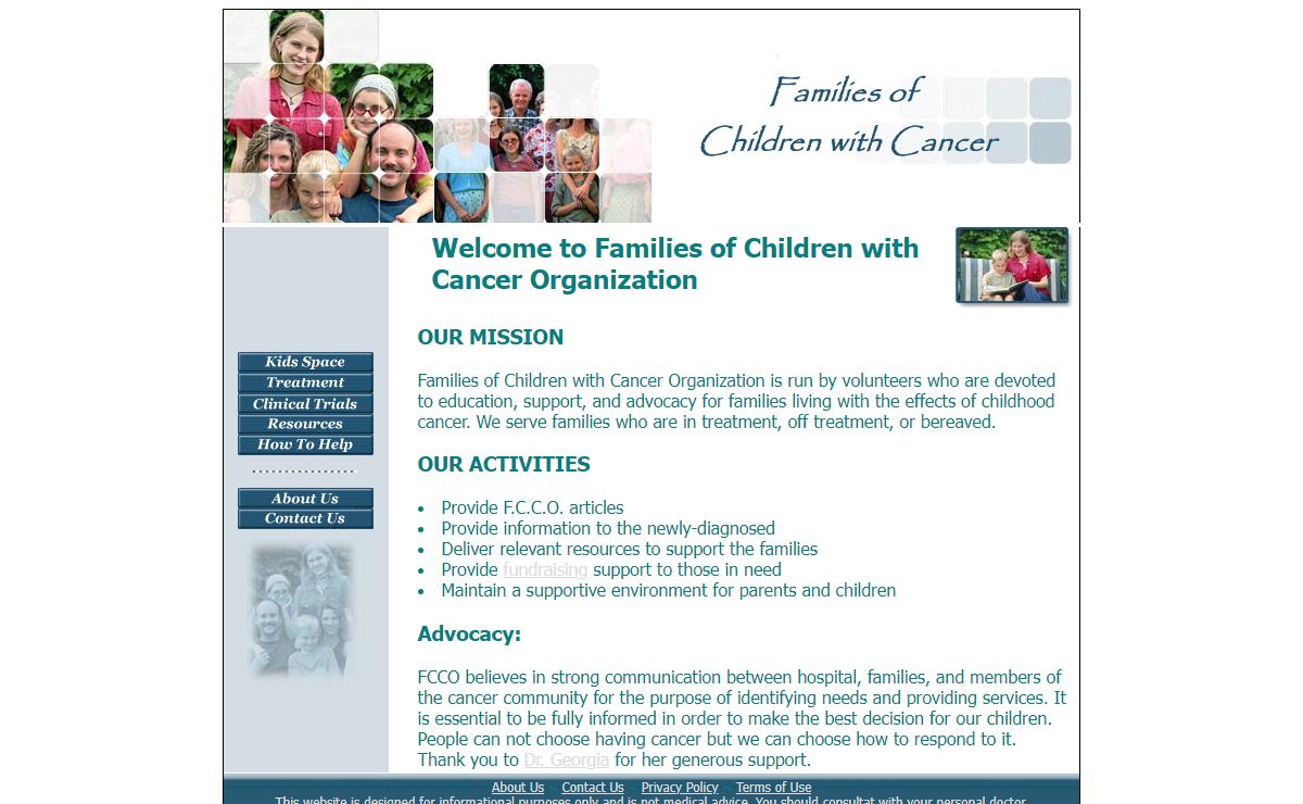 Families of Children with Cancer Orgnazation