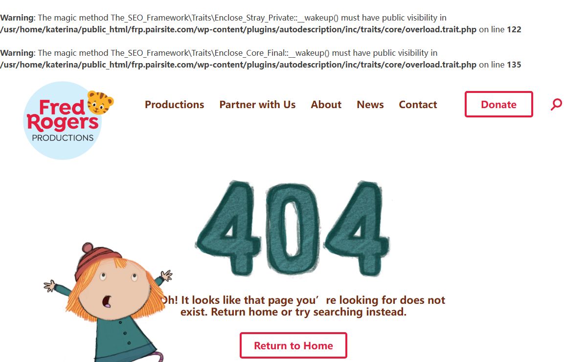 404 | Fred Rogers Productions
