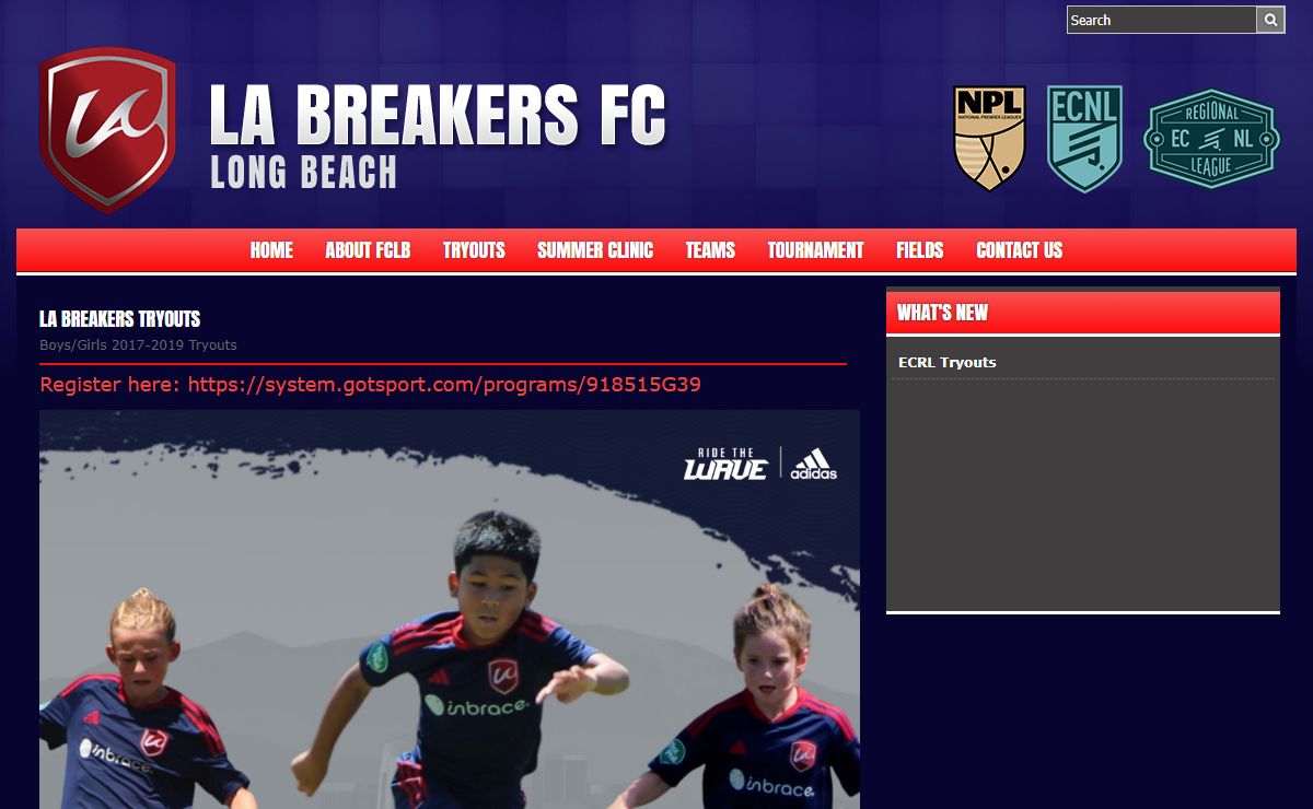 FC Long Beach | LA Breakers Tryouts