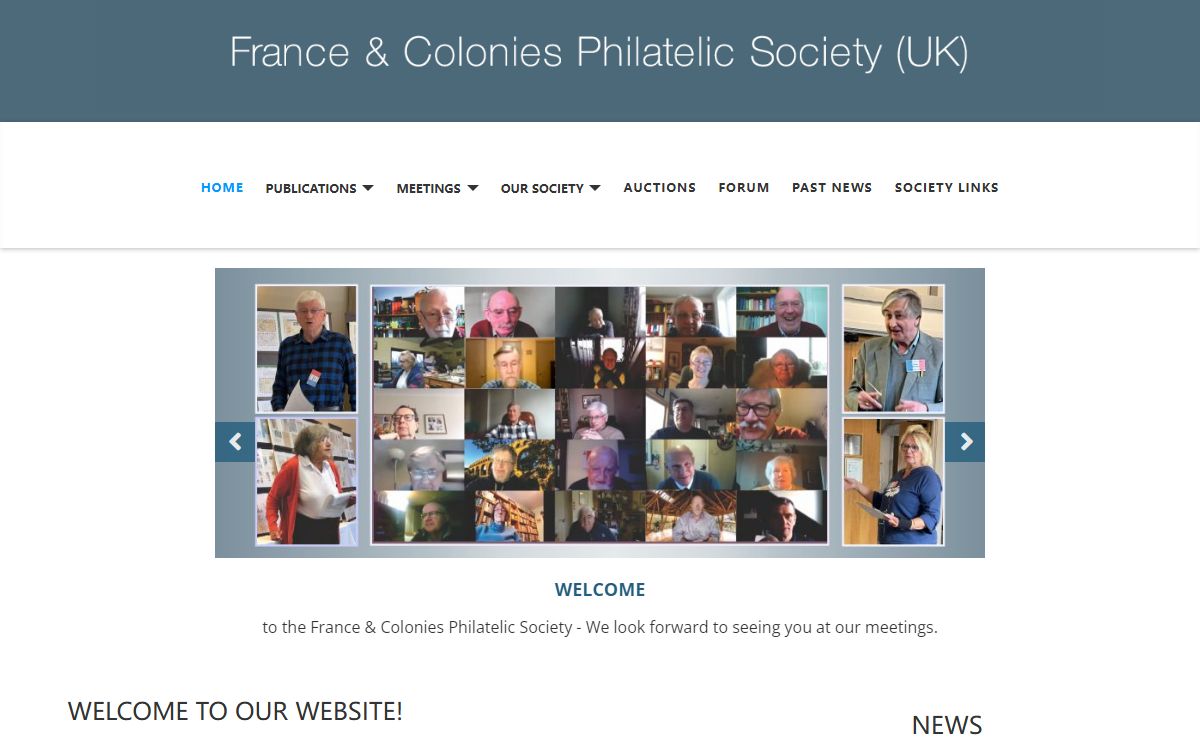 France & Colonies Philatelic Society - Home