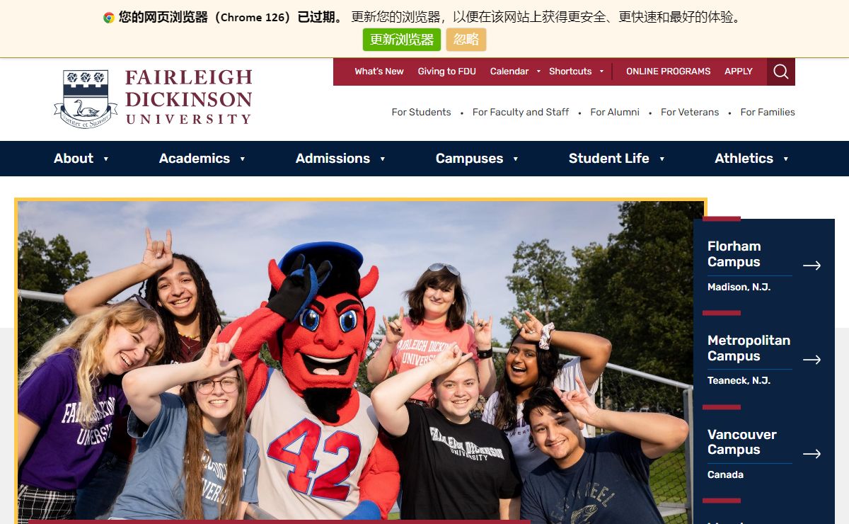 Homepage | Fairleigh Dickinson University
