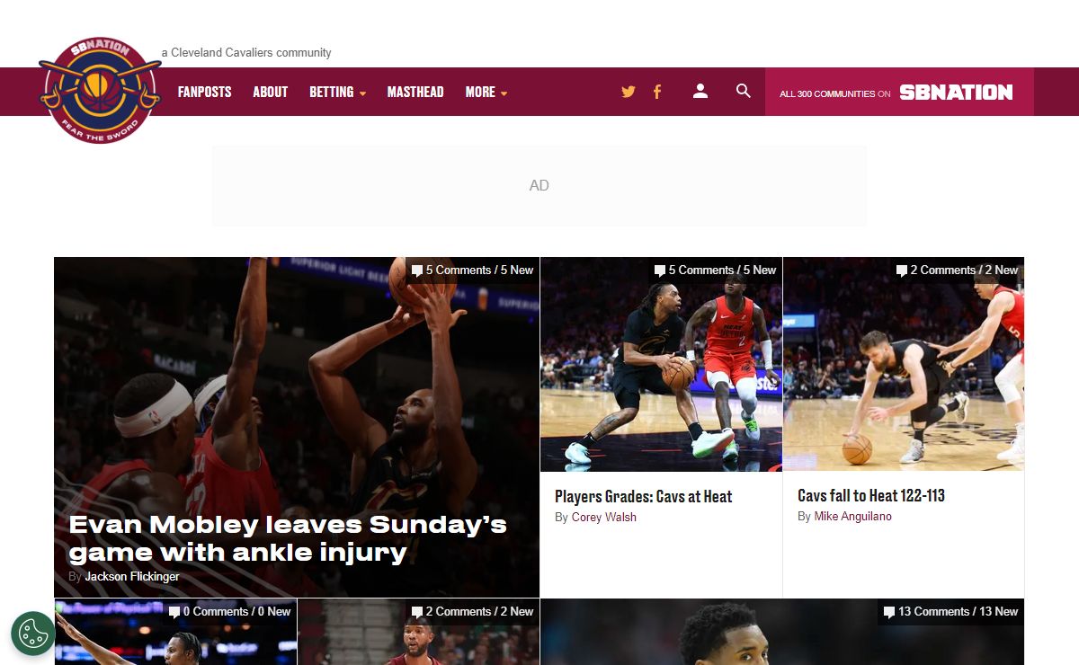 Fear The Sword, a Cleveland Cavaliers community