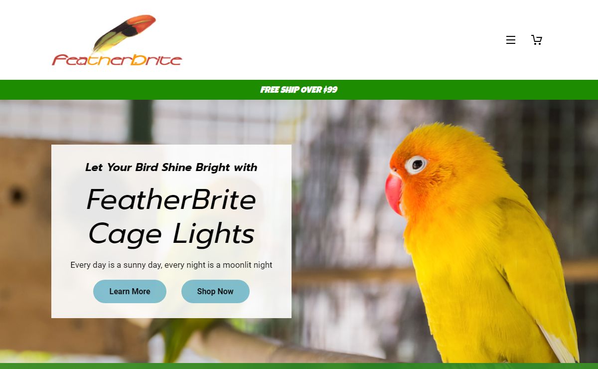 Full-Spectrum Light for Birds | FeatherBrite