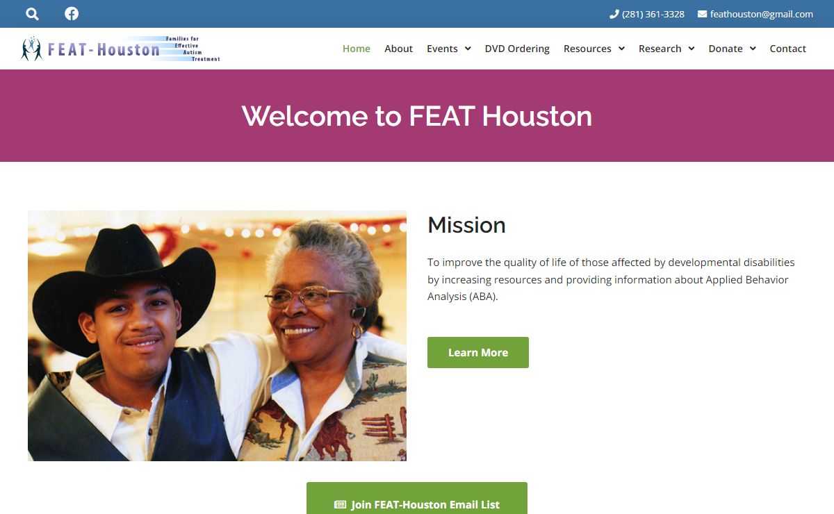 Applied Behavior Analysis for Parents - FEAT - Houston