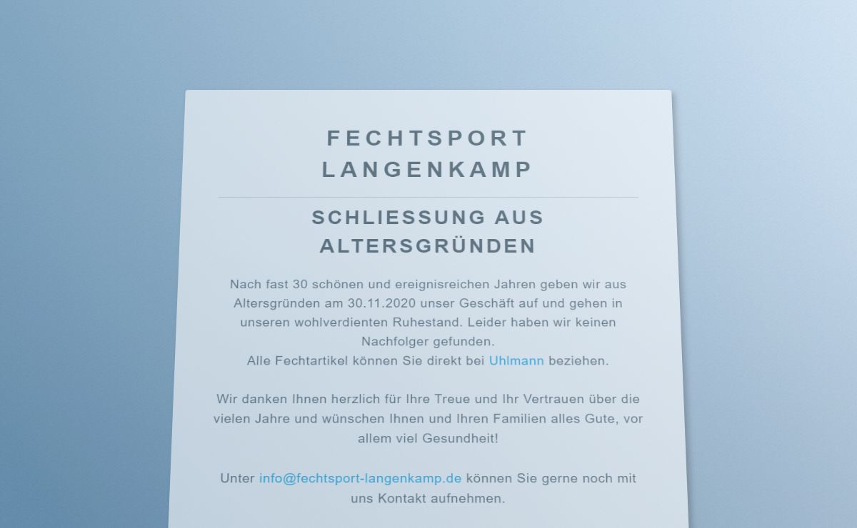 FechtSport Langenkamp