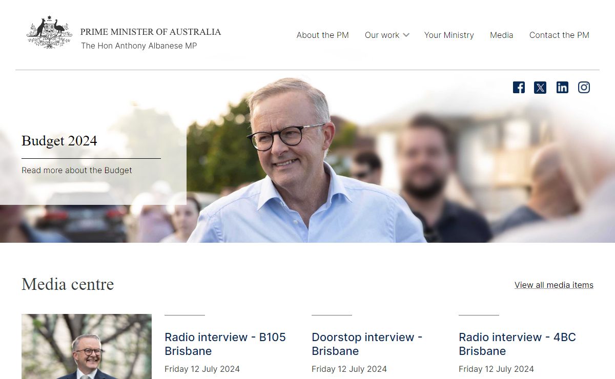 Prime Minister of Australia | Prime Minister of Australia
