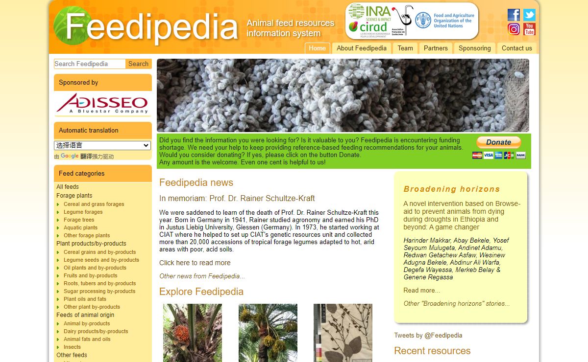 Feedipedia: An on-line encyclopedia of animal feeds | Feedipedia