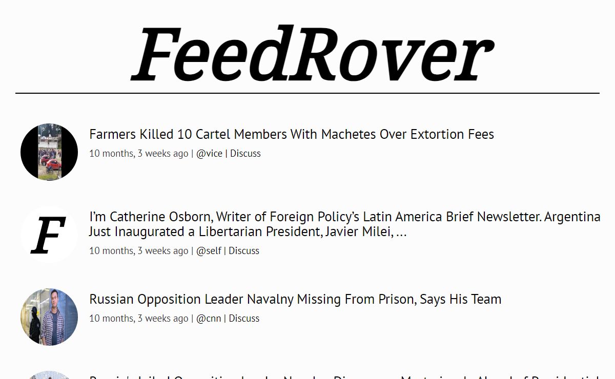 FeedRover | Today's News