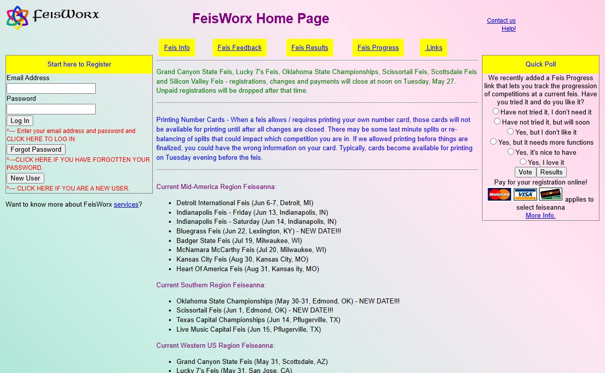 FeisWorx Home Page
