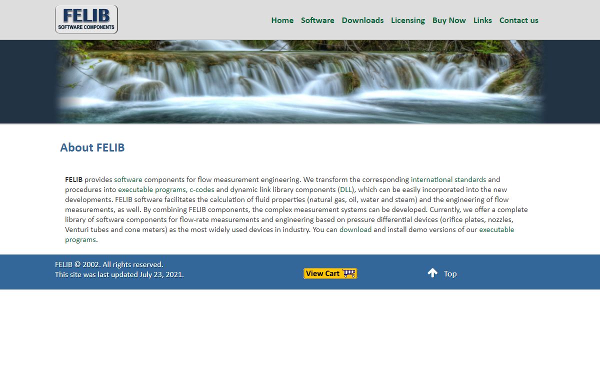Felib - flow engineering software library