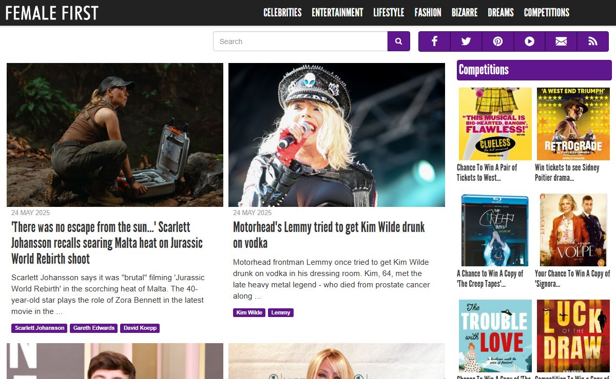 Celebrity Gossip, Lifestyle, Fashion & Beauty News From Female First
