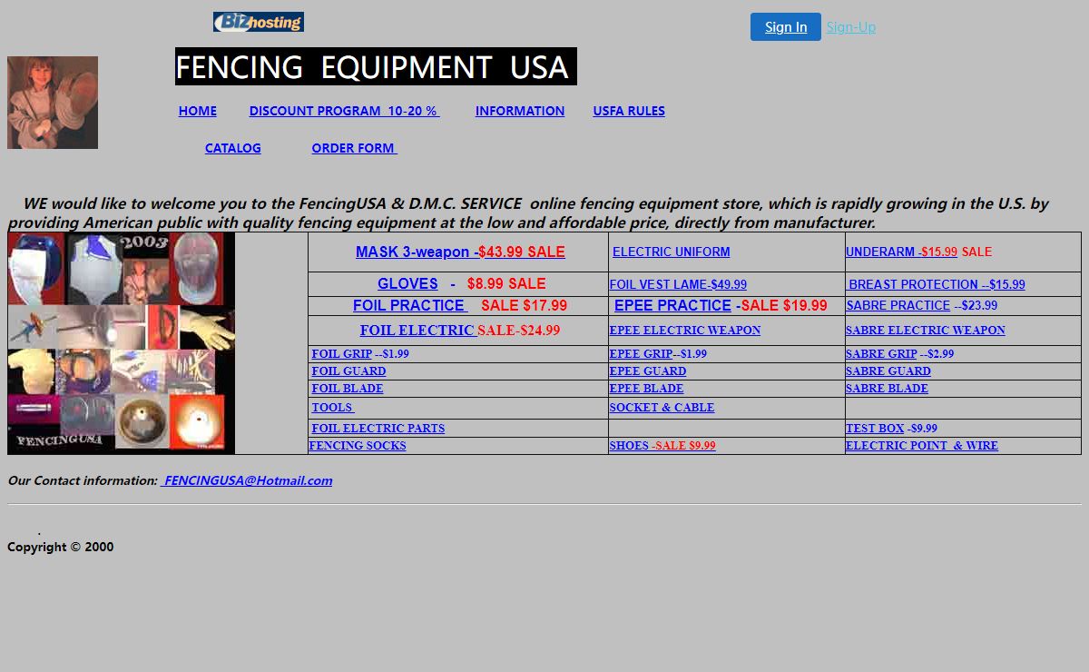 FENCING EQUIPMENT