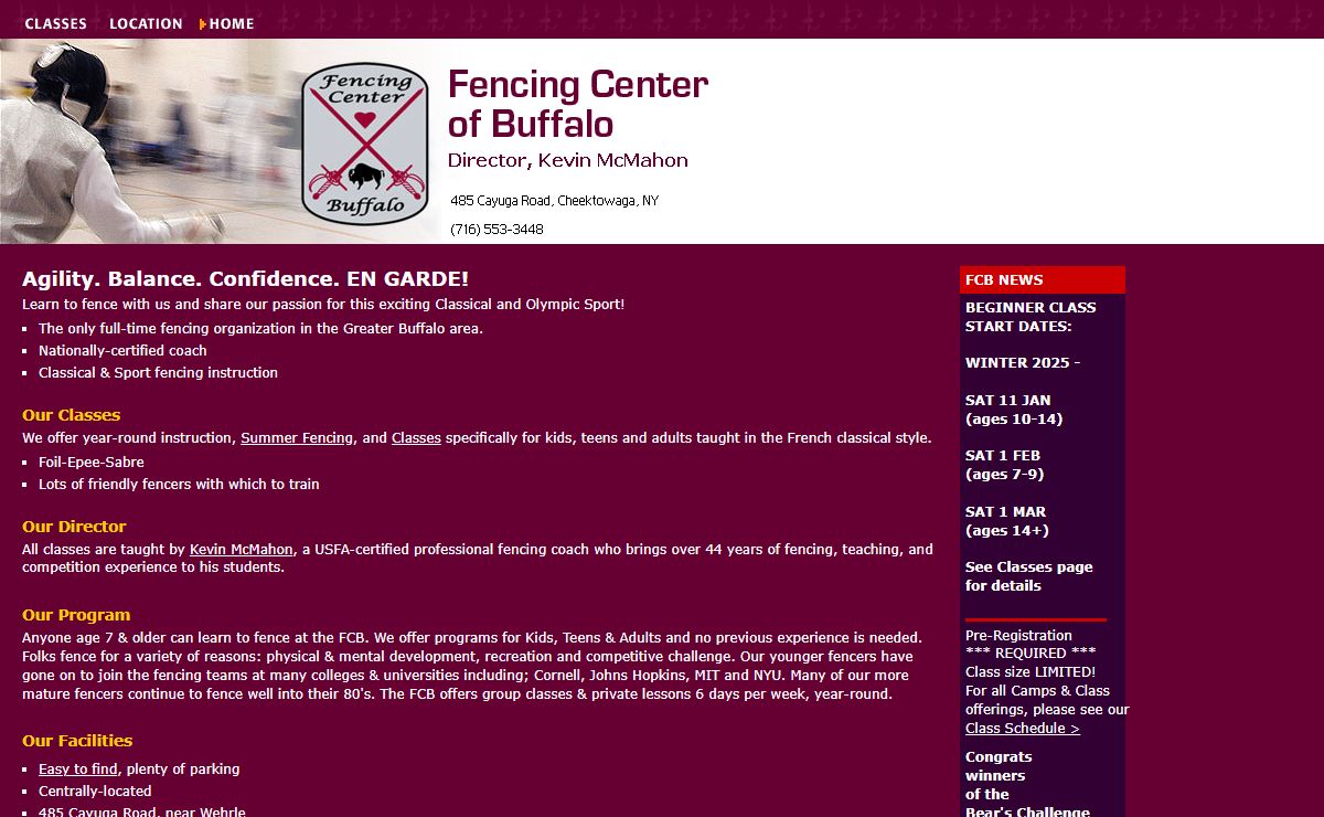 Fencing Center of Buffalo - Buffalo, New York