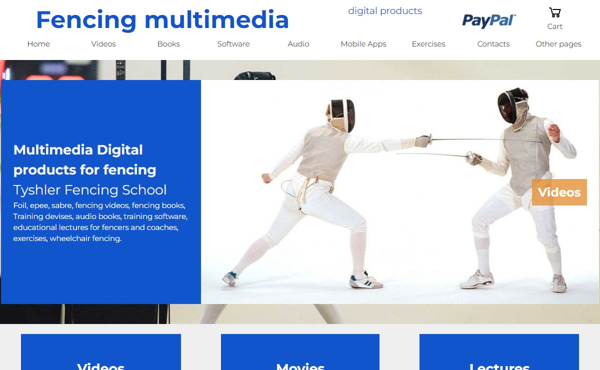 Fencing sport digital products