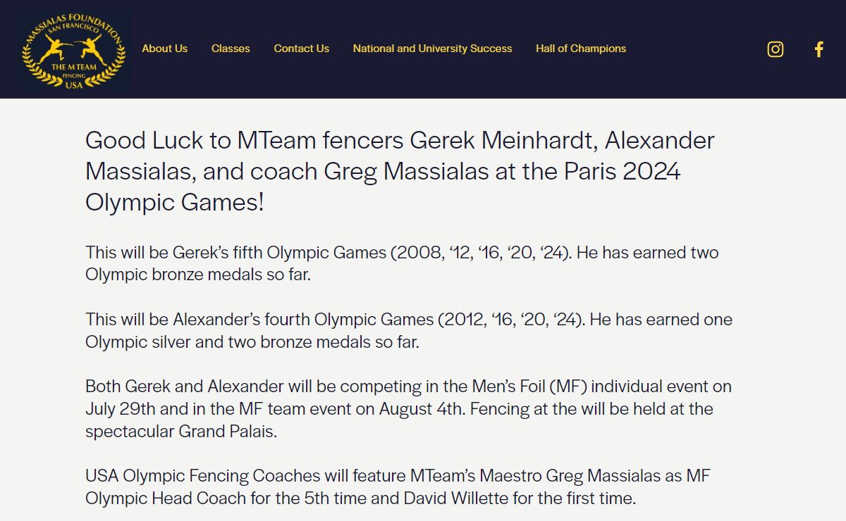 The M Team Fencing