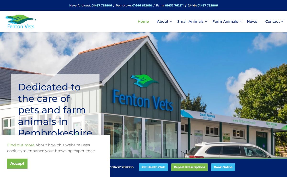 Fenton Vets | Pembrokeshire Veterinary Service