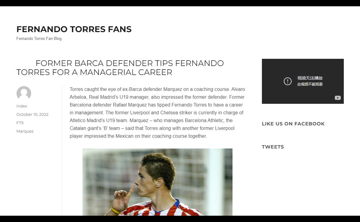 FERNANDO TORRES FANS – Fernando Torres Fan Blog