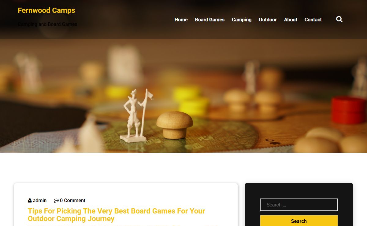 Fernwood Camps - Camping and Board Games