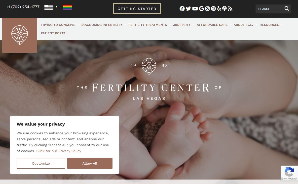 Las Vegas Fertility Clinic - IVF Center in Nevada - Male & Female Infertility