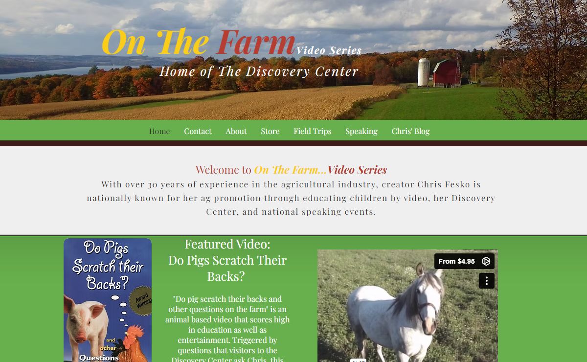 Chris Fesko On The Farm Video Series