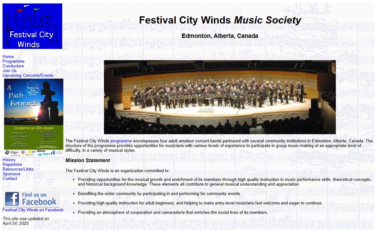 Festival City Winds - Edmonton, Alberta, Canada