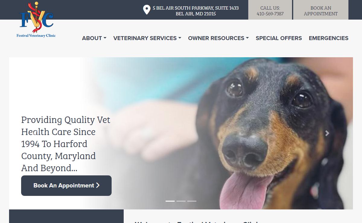 Trusted Veterinarians in Bel Air, MD | Festival Veterinary Clinic