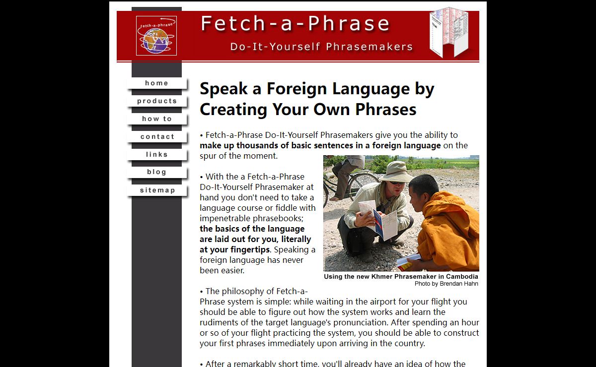 Fetch-a-Phrase Do-It-Yourself Phrasemakers - Speak and Learn a Foreign Language by Creating Your Own Phrases