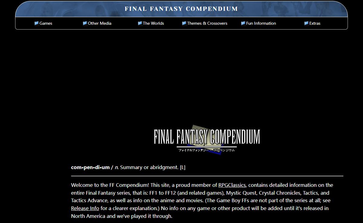Final Fantasy Compendium