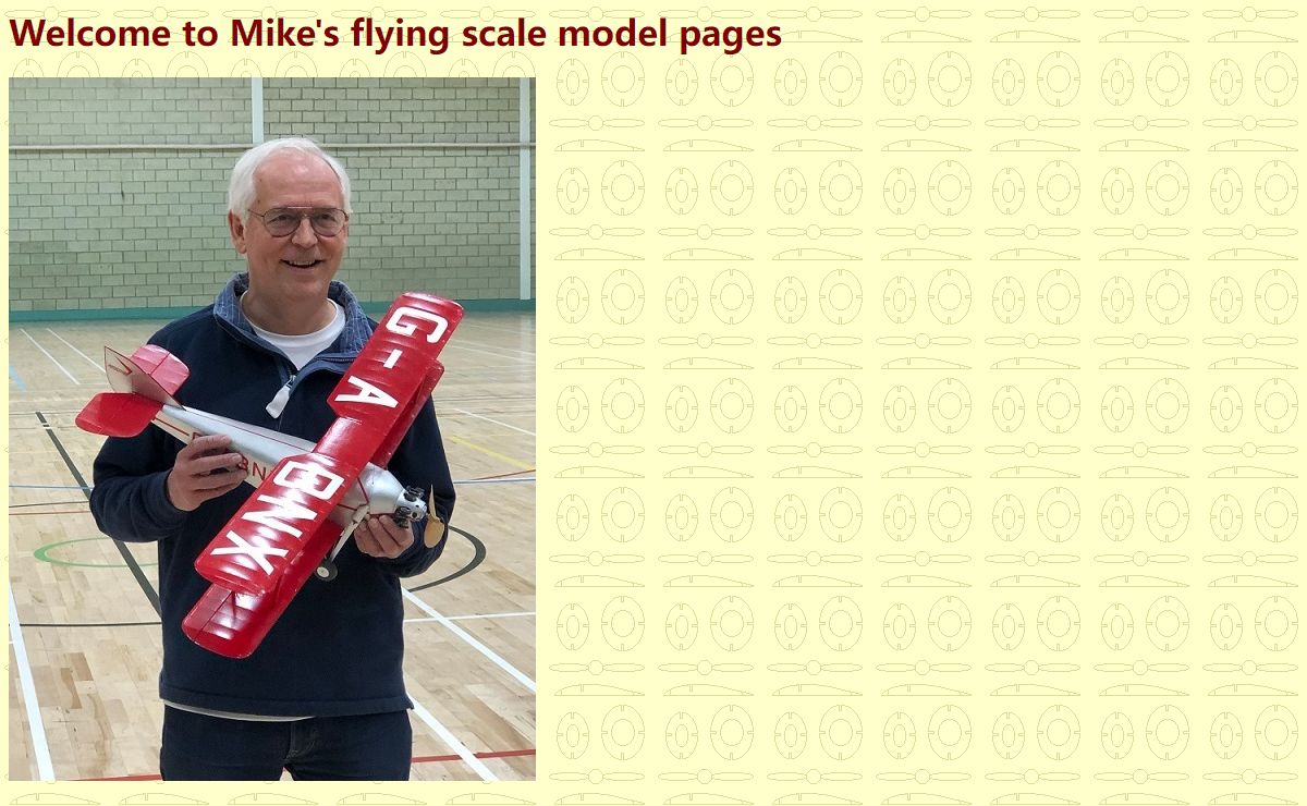 Mike's flying scale model pages