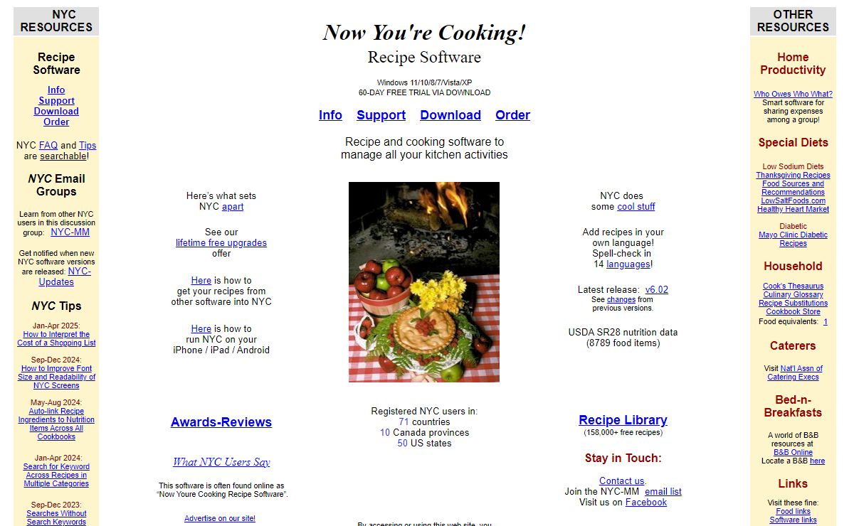 Now You're Cooking! Recipe Software