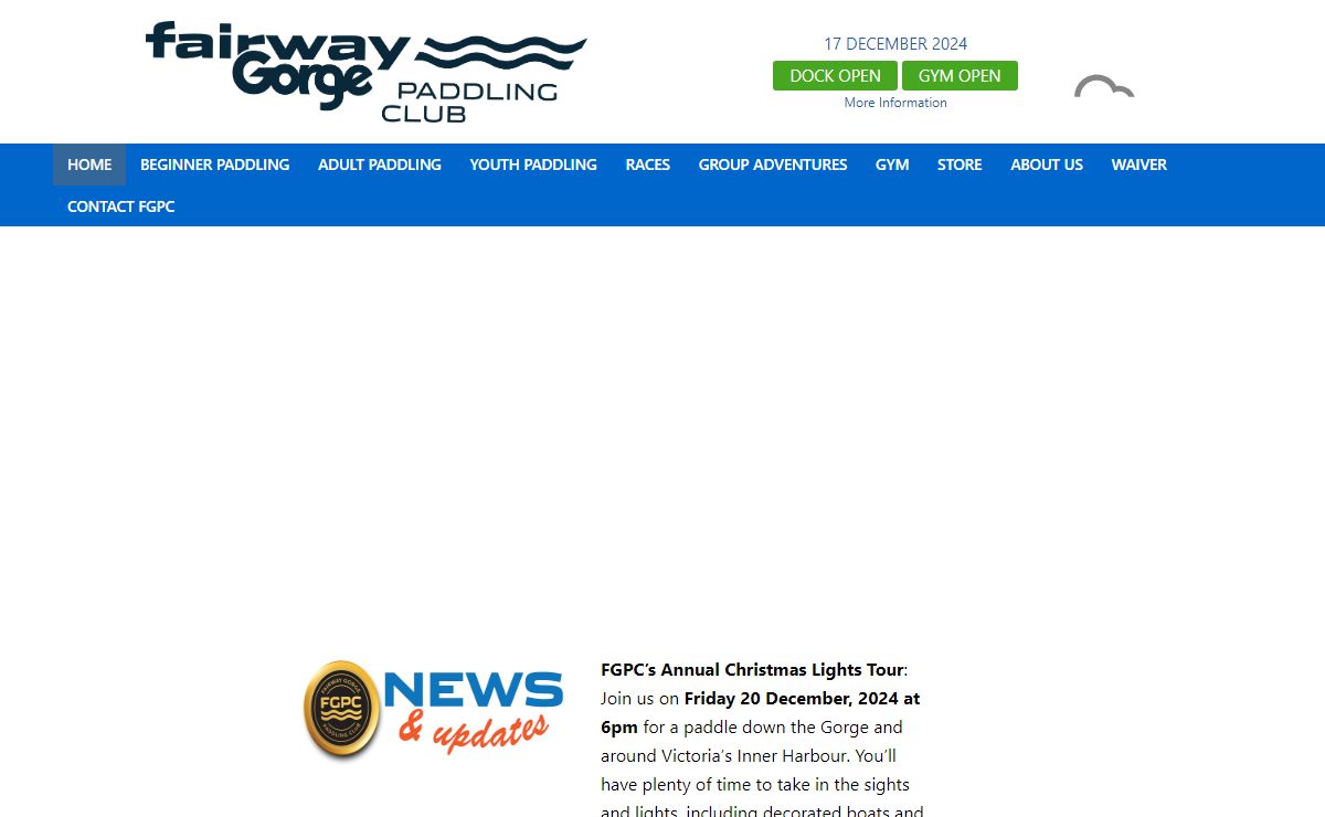 Fairway Gorge Paddling Club