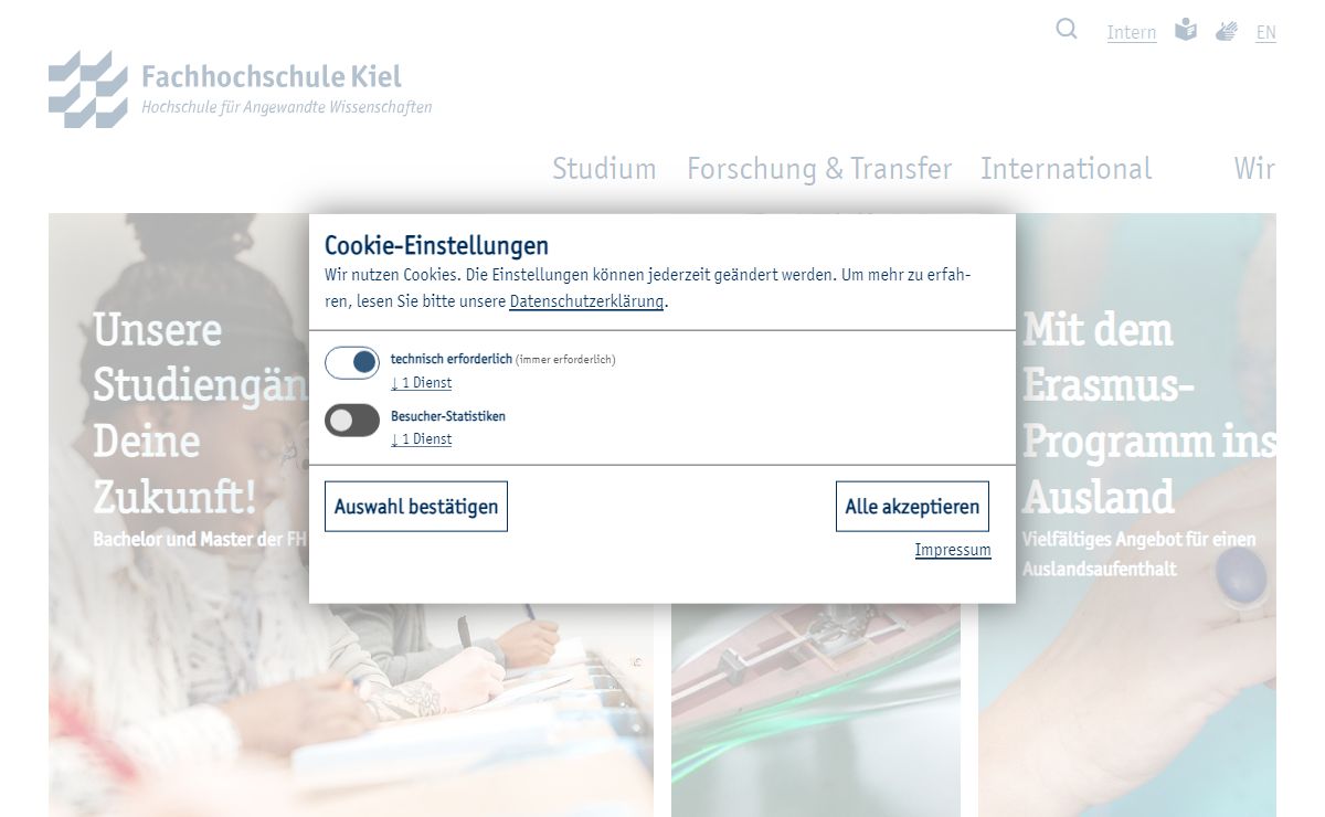 Startseite | Fachhochschule Kiel