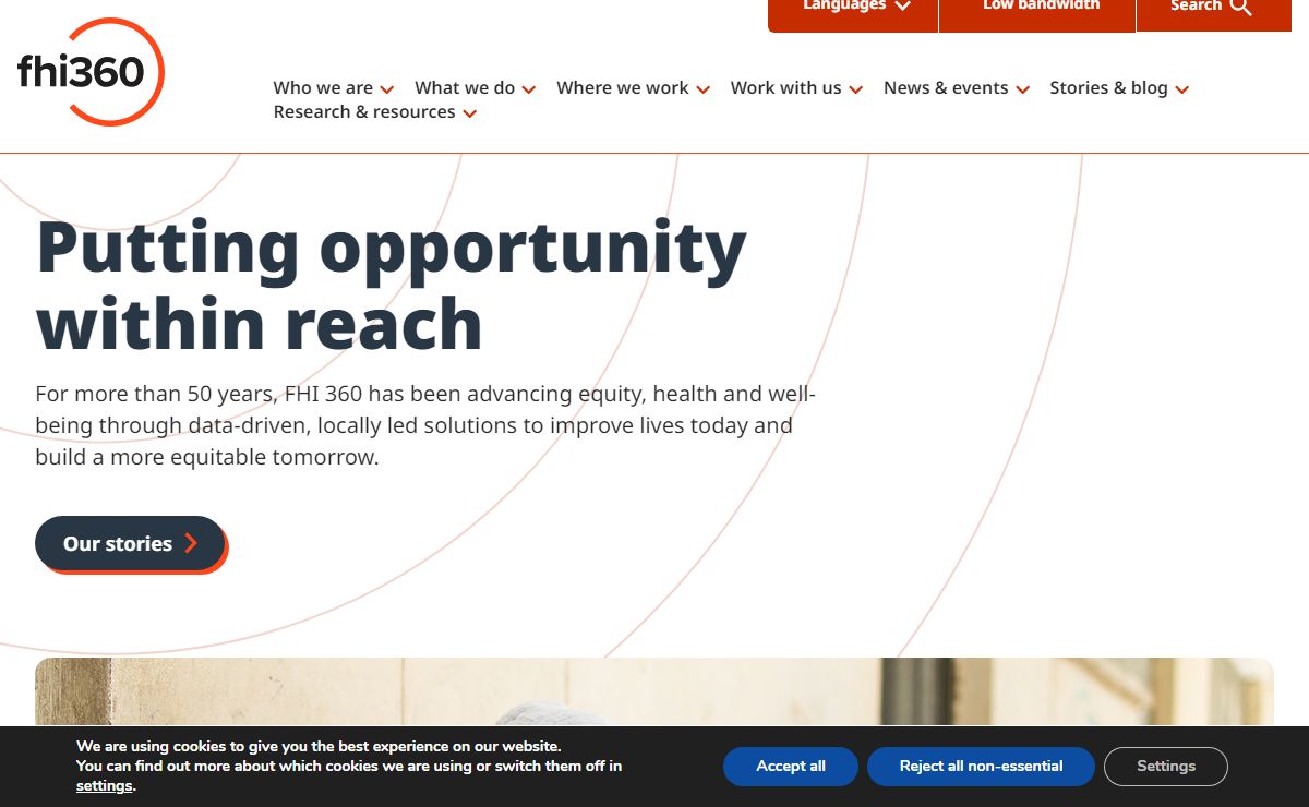Putting opportunity within reach - FHI 360