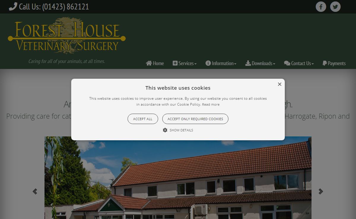 Forest House Veterinary Surgery : A vet practice serving Knaresborough, Harrogate, Ripon, Wetherby, Otley and the surrounding area