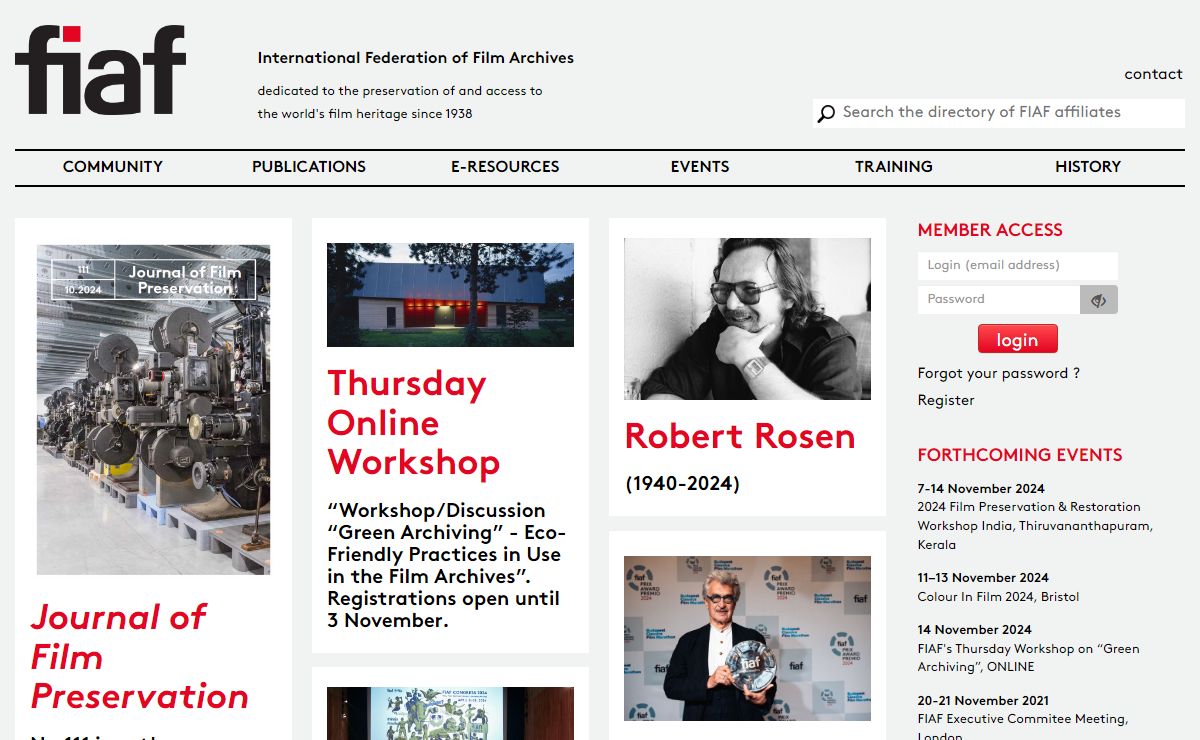 International Federation of Film Archives