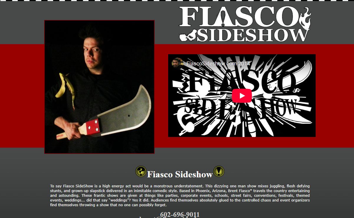 Fiasco Sideshow - Offense for all 5 Senses