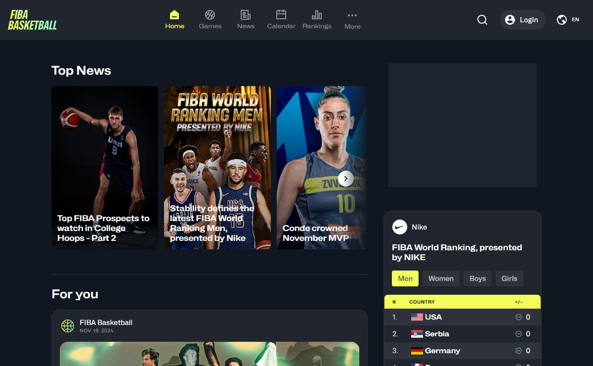 The Home of FIBA Basketball - News, Stats, Games, Results, Calendar & Events | FIBA Basketball